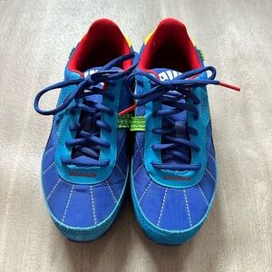 Puma Blue Multicolor Retro Sneakers (Youth 5.5 / Women’s 6.5 to 7